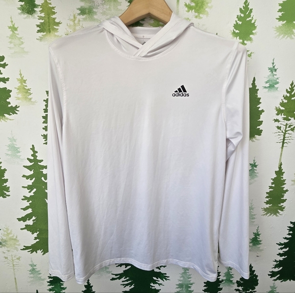 adidas Other - Adidas Men's White Hoodie Long Sleeve